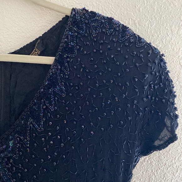 Mark & John Women's Black Sequence Dress - Picture 4 of 16